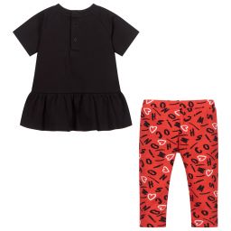 Moschino Baby-Baby Cotton Leggings Set | Childrensalon Outlet