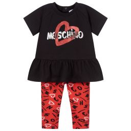 Moschino Baby-Baby Cotton Leggings Set | Childrensalon Outlet
