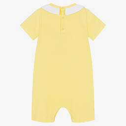 Moschino Малыши-Желтый песочник с медвежонком | Childrensalon Outlet