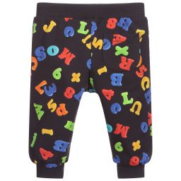 Moschino Малыши-Black Cotton Jersey Joggers | Childrensalon Outlet
