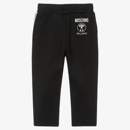 موسكينو Kid-Teen-جوغرز جيرسي لون أسود للأولاد | Childrensalon Outlet