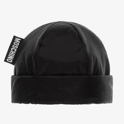 Moschino Кид-Тин-Черная шапка и снуд | Childrensalon Outlet