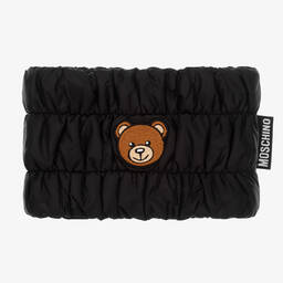 Moschino Кид-Тин-Черная шапка и снуд | Childrensalon Outlet
