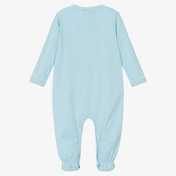 Moschino Baby-بيبي غرو قطن جيرسي لون أزرق للأطفال | Childrensalon Outlet