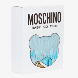 Moschino Малыши-Голубой топ c мишкой и штанишками | Childrensalon Outlet