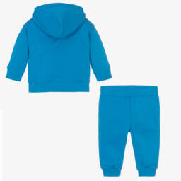 Moschino Baby-Boys Azure Cotton Jogger Set | Childrensalon Outlet