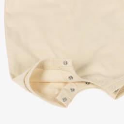 Moschino-طقم شورت قطني بيج للأولاد مع دب | Childrensalon Outlet