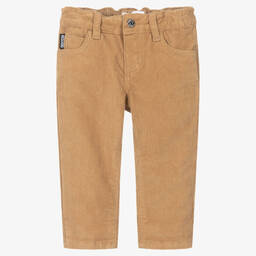 Moschino Baby-Boys Beige Corduroy Trousers | Childrensalon Outlet