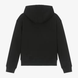 موسكينو Kid-Teen-هودي قطن لون أسود | Childrensalon Outlet