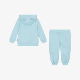 Moschino-Синий хлопковый спортивный костюм с медведем для мальчиков | Childrensalon Outlet