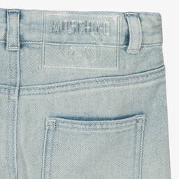 Moschino Кид-Тин-Boys Blue Denim Shorts | Childrensalon Outlet