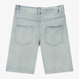 Moschino Кид-Тин-Boys Blue Denim Shorts | Childrensalon Outlet