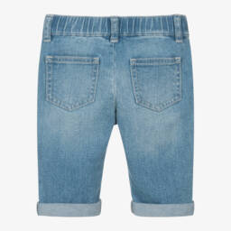 Moschino Baby-Boys Blue Teddy Badge Jeans | Childrensalon Outlet