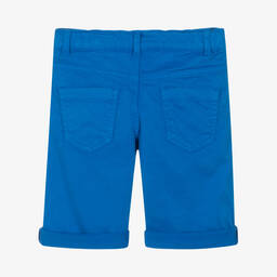 موسكينو Kid-Teen-شورت قطن تويل لون أزرق للأولاد | Childrensalon Outlet