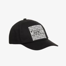 Moschino-Кепка из хлопкового твила с ярким логотипом для мальчиков | Childrensalon Outlet