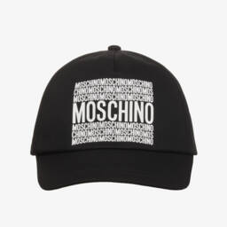 Moschino-Кепка из хлопкового твила с ярким логотипом для мальчиков | Childrensalon Outlet