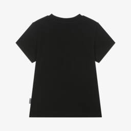 Moschino-Boys Charcoal Bear Logo Tee | Childrensalon Outlet