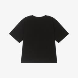 Moschino-Boys Charcoal Biker Bear Tee | Childrensalon Outlet