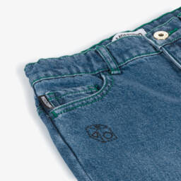 Moschino Кид-Тин-Boys Denim Blue Teddy Jeans | Childrensalon Outlet