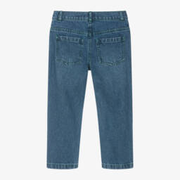 Moschino Кид-Тин-Boys Denim Blue Teddy Jeans | Childrensalon Outlet