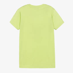 Moschino Kid-Teen-Boys Green Cotton Mouse Logo T-Shirt | Childrensalon Outlet