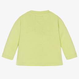 Moschino Baby-Boys Green Cotton Mouse Top | Childrensalon Outlet