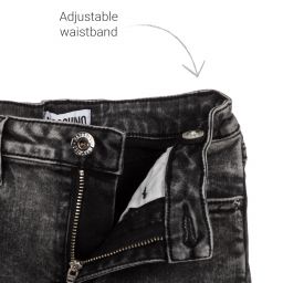 موسكينو Kid-Teen-Boys Grey Denim Jeans  | Childrensalon Outlet