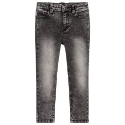موسكينو Kid-Teen-Boys Grey Denim Jeans  | Childrensalon Outlet