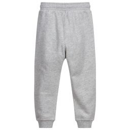 Moschino Кид-Тин-Boys Grey Logo Joggers | Childrensalon Outlet