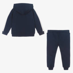 Moschino Baby-بدلة رياضية قطن لون كحلي للأولاد | Childrensalon Outlet