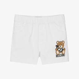 Moschino-Boys Pure Cotton Bear Shorts | Childrensalon Outlet