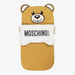 Moschino-Boys Snuggly Brown Bear Nest | Childrensalon Outlet
