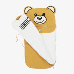 Moschino-Boys Snuggly Brown Bear Nest | Childrensalon Outlet