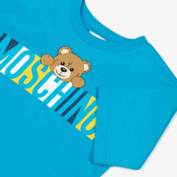 Moschino-تيشيرت ناعم من القطن للأولاد بطبعة دب | Childrensalon Outlet