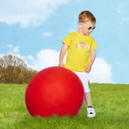 Moschino-Boys Sunshine Bear Graphic Tee | Childrensalon Outlet