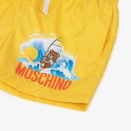 Moschino-شورت سباحة لون أصفر للأولاد | Childrensalon Outlet