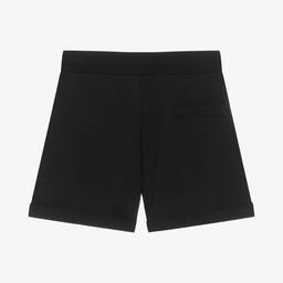 Moschino Kid-Teen-Girls Black Cotton Teddy Shorts | Childrensalon Outlet