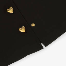 Moschino Kid-Teen-Girls Black Crêpe Pinafore Skirt | Childrensalon Outlet