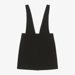 Moschino Kid-Teen-Girls Black Crêpe Pinafore Skirt | Childrensalon Outlet