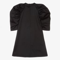 Moschino Kid-Teen-Girls Black Logo Dress | Childrensalon Outlet