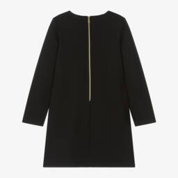 Moschino Kid-Teen-Girls Black Milano Jersey Dress | Childrensalon Outlet