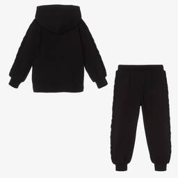 Moschino Kid-Teen-Girls Black Teddy Tracksuit | Childrensalon Outlet