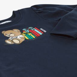 Moschino Kid-Teen-Girls Blue Bear Gift Dress | Childrensalon Outlet