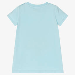 Moschino Малыши-Голубая хлопковая футболка с медвежонком | Childrensalon Outlet