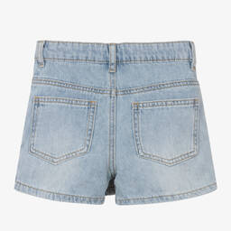 Moschino Кид-Тин-Girls Blue Denim Teddy Bear Skort | Childrensalon Outlet