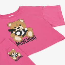 Moschino-Girls Cotton Candy Cycling Ensemble | Childrensalon Outlet