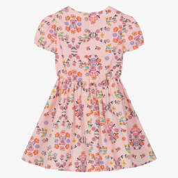 Moschino-Girls Cotton Candy Floral Frock | Childrensalon Outlet