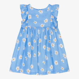 Moschino-Girls Daisy Print Dress & Bloomers | Childrensalon Outlet