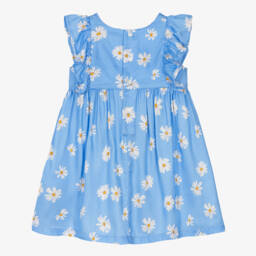 Moschino-Girls Daisy Print Dress & Bloomers | Childrensalon Outlet