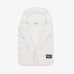 Moschino Baby-Girls Ivory Cosy Teddy Nest | Childrensalon Outlet